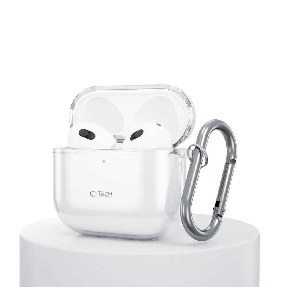 Apple AirPods 4 Suojaavat kotelot ja kuoret läpinäkyvä TECH-PROTECT FLEXAIR