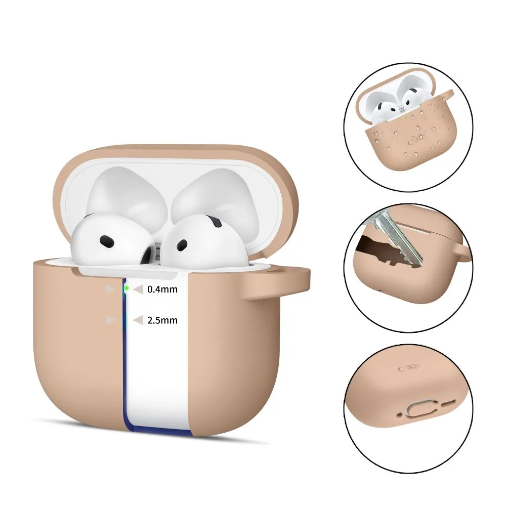 Apple AirPods 4 case TECH-PROTECT SILICONE HOOK