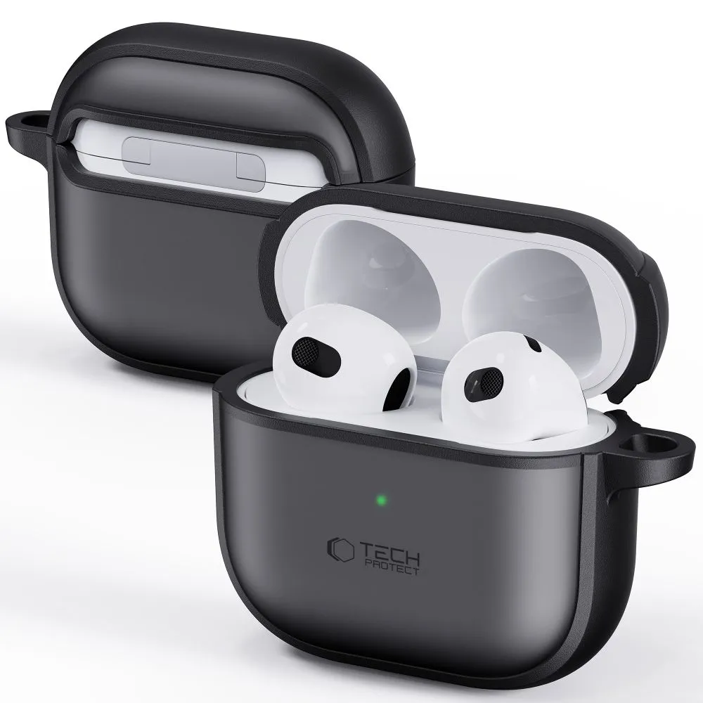 Apple AirPods 4 case black TECH-PROTECT MAGMAT