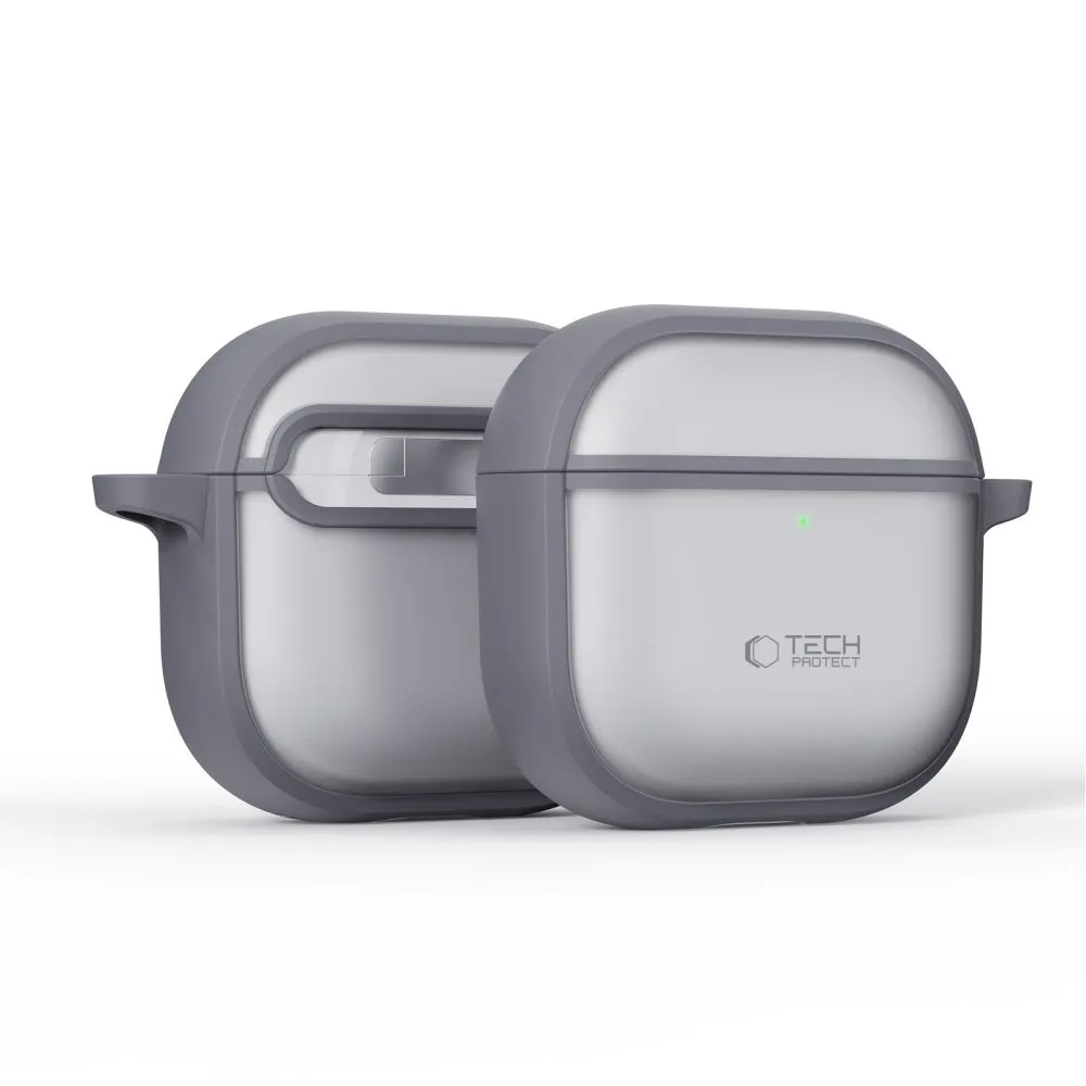 Apple AirPods 4 case gray TECH-PROTECT MAGMAT