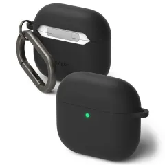 Apple AirPods 4 phone case black RINGKE SILICONE