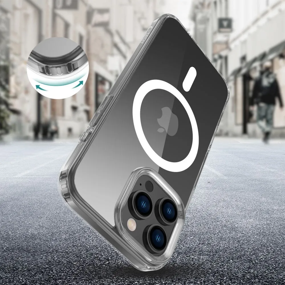 Samsung Galaxy S24 FE case transparent TECH-PROTECT FLEXAIR HYBRID MAGSAFE