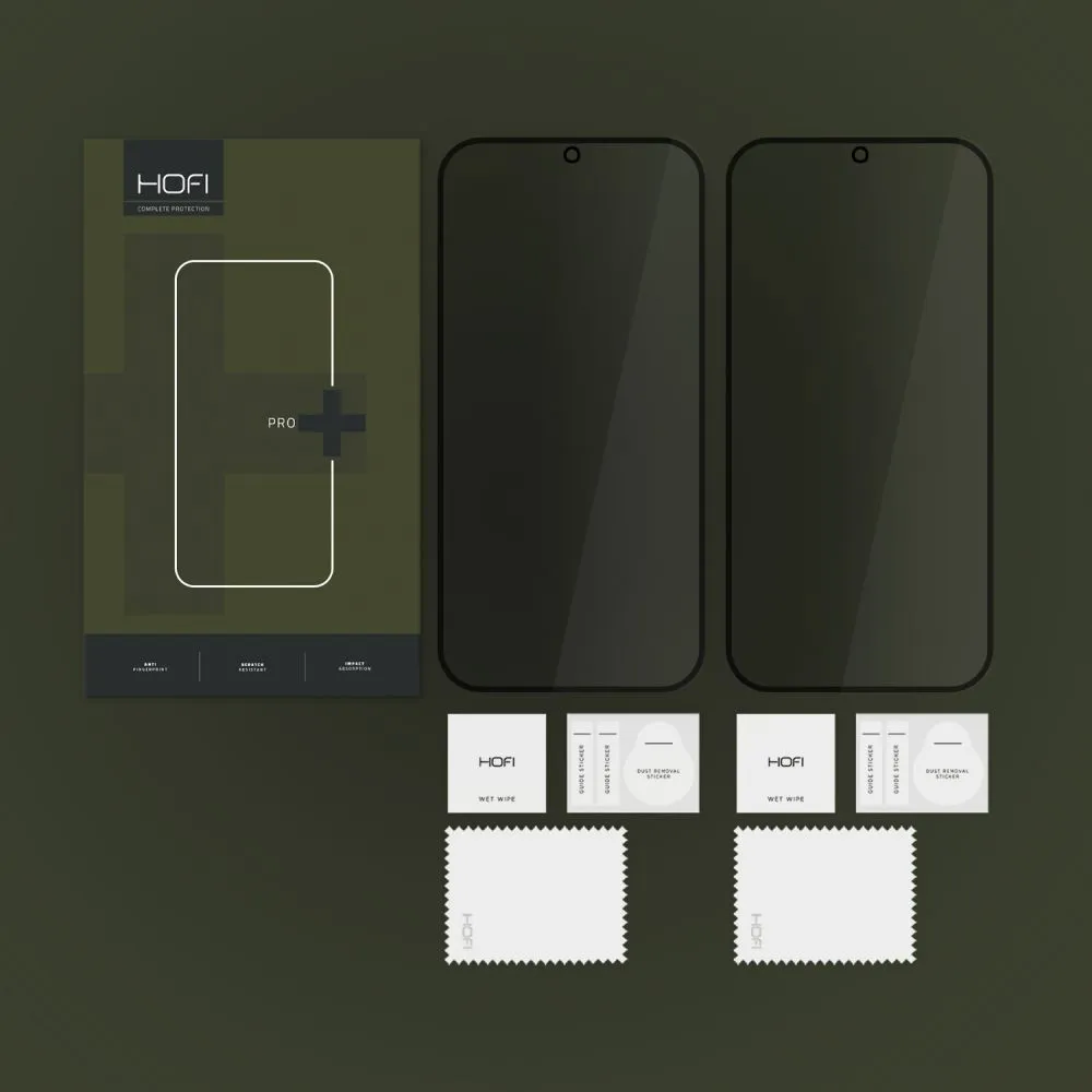 Samsung Galaxy S24 FE skärmskydd HOFI ANTI SPY GLASS PRO+ 2-PACK