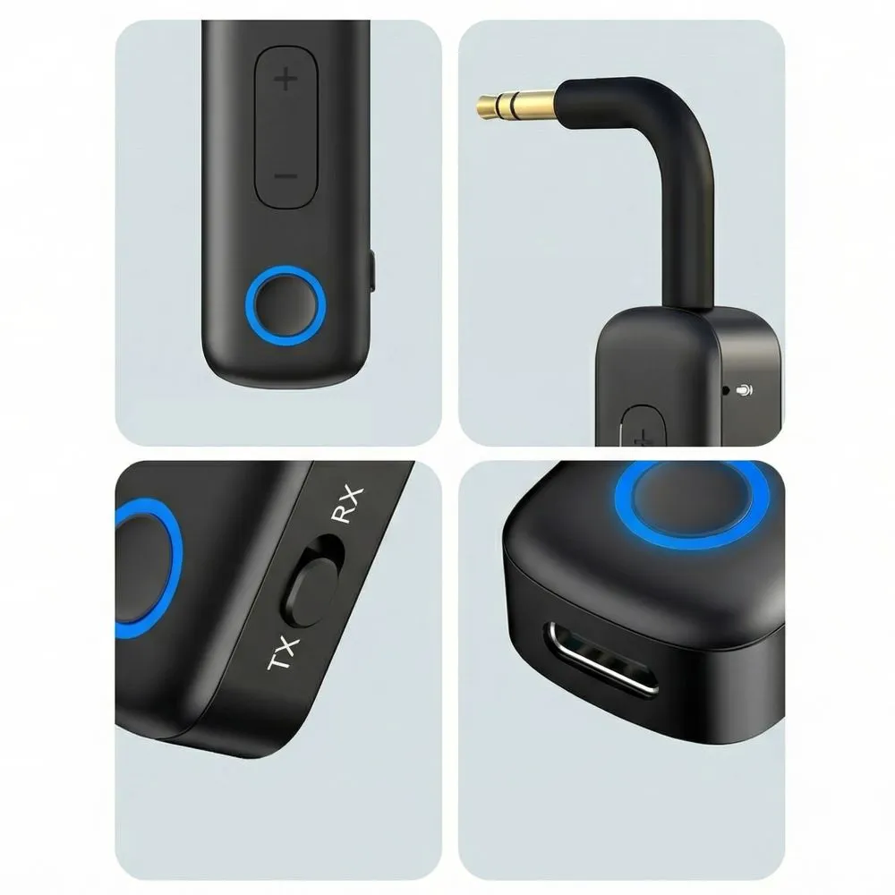 Datu kabeļi TECH-PROTECT ULTRABOOST AU02 AUDIO ADAPTER AUX BLUETOOTH 5.4 Viedierīču