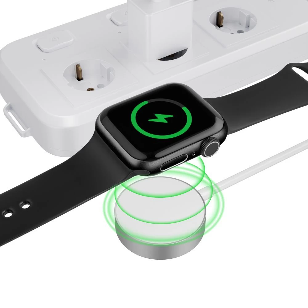 Aксессуары Кабель передачи данных TECH-PROTECT ULTRABOOST MAGNETIC CHARGING TYPE-C CABLE 120CM Apple Watch  белый
