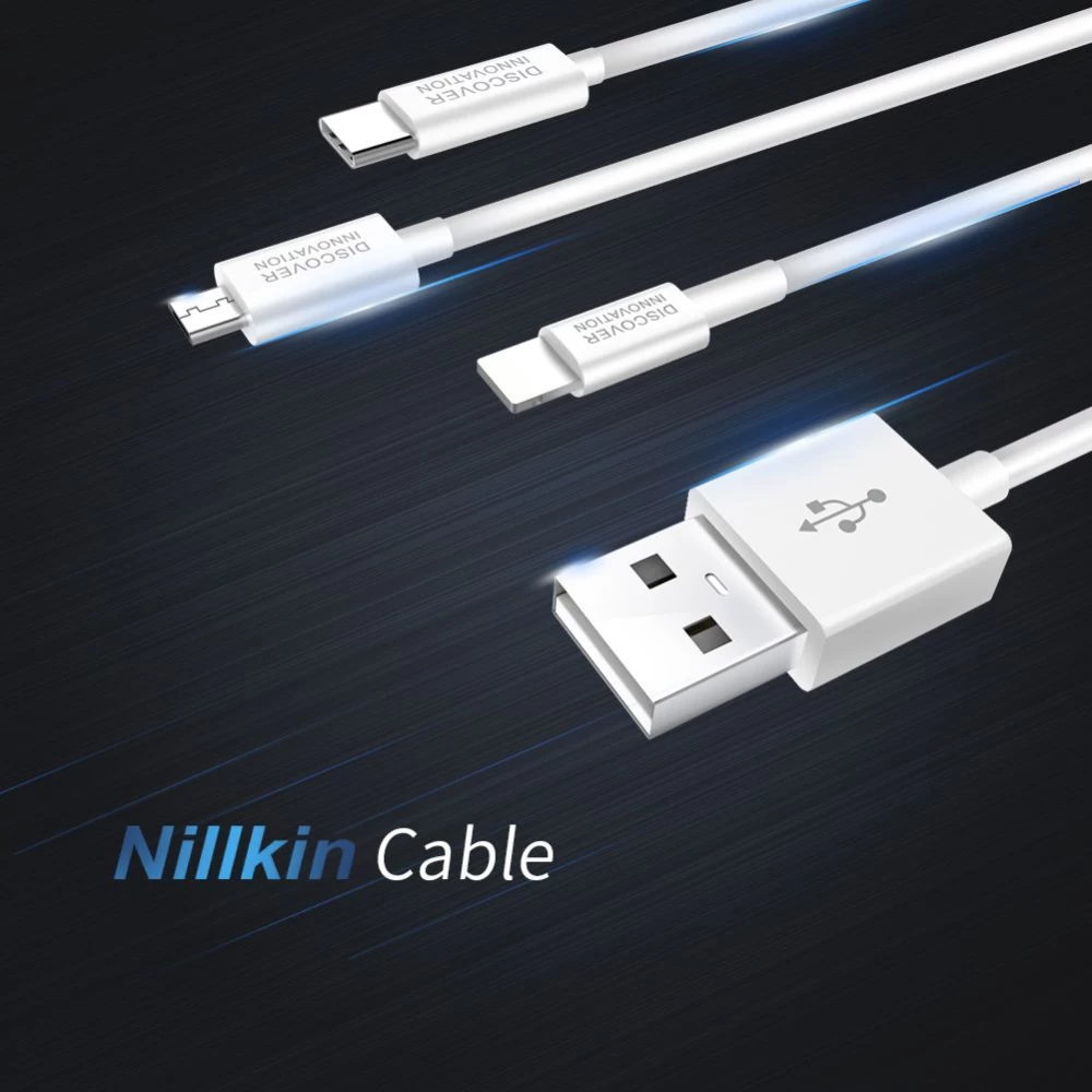 Aксессуары Кабель передачи данных Nillkin Cable (USB to Micro)  белый