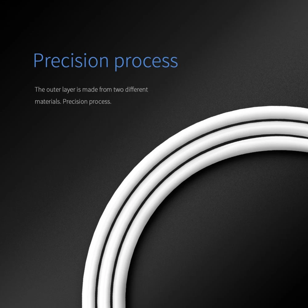 Aксессуары Кабель передачи данных Nillkin Cable (Type-C to Type-C)  белый