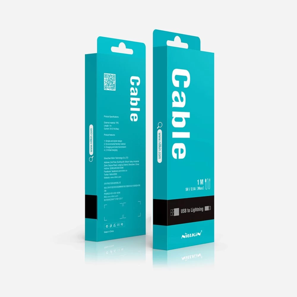 Aксессуары Кабель передачи данных Nillkin Cable (Type-C to Type-C)  белый