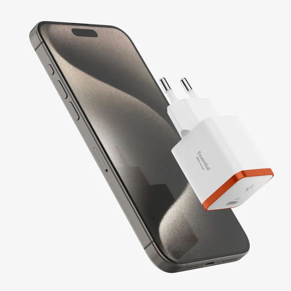 Aксессуары Кабель передачи данных SPIGEN EE301EU ARCSTATION ESSENTIAL CHARGER 30W  белый