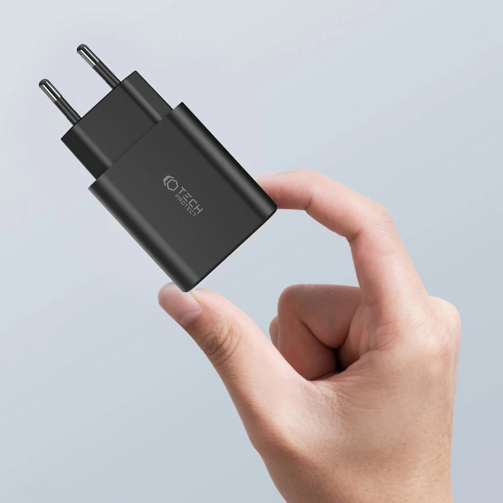 Aксессуары Кабель передачи данных TECH-PROTECT NC30W 3-PORT NETWORK CHARGER PD30W/QC3.0  черный