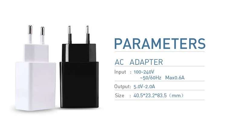 Priedai Duomenų kabeliai AC Adapter Universal EU  Juoda