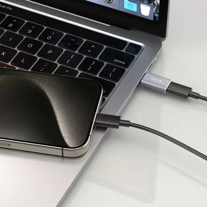 Accessories Data cables TECH-PROTECT ULTRABOOST ADAPTER TYPE-C TO LIGHTNING  gray
