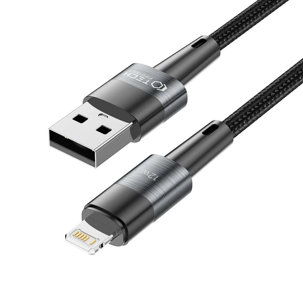 Datu kabeļi TECH-PROTECT ULTRABOOST LIGHTNING CABLE 12W/2.4A 100CM