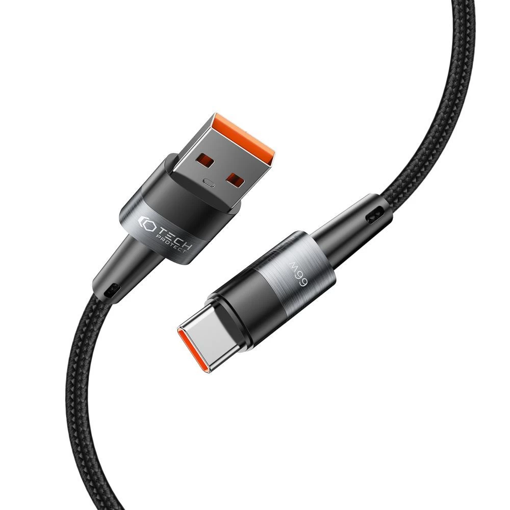 Datu kabeļi TECH-PROTECT ULTRABOOST TYPE-C CABLE 66W/6A 200CM