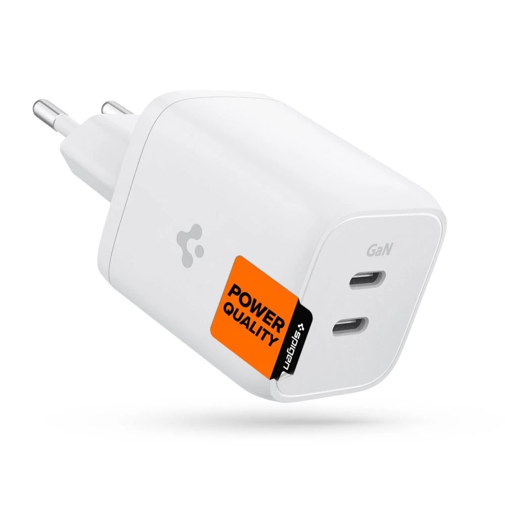 Aксессуары Кабель передачи данных SPIGEN PE2106EU POWERARC 2-PORT NETWORK CHARGER PD65W белый