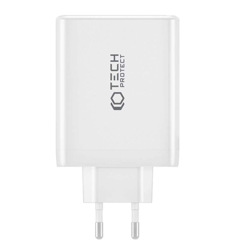 Aксессуары Кабель передачи данных TECH-PROTECT NC100W-GAN 4-PORT NETWORK CHARGER PD100W/QC3.0 белый
