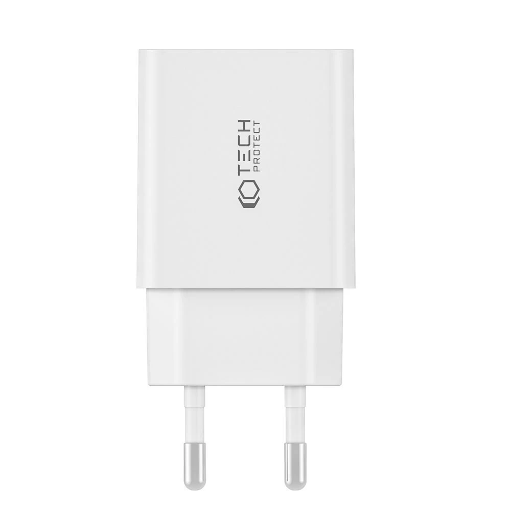 Aксессуары Кабель передачи данных TECH-PROTECT C35W 2-PORT NETWORK CHARGER PD35W + LIGHTNING CABLE белый