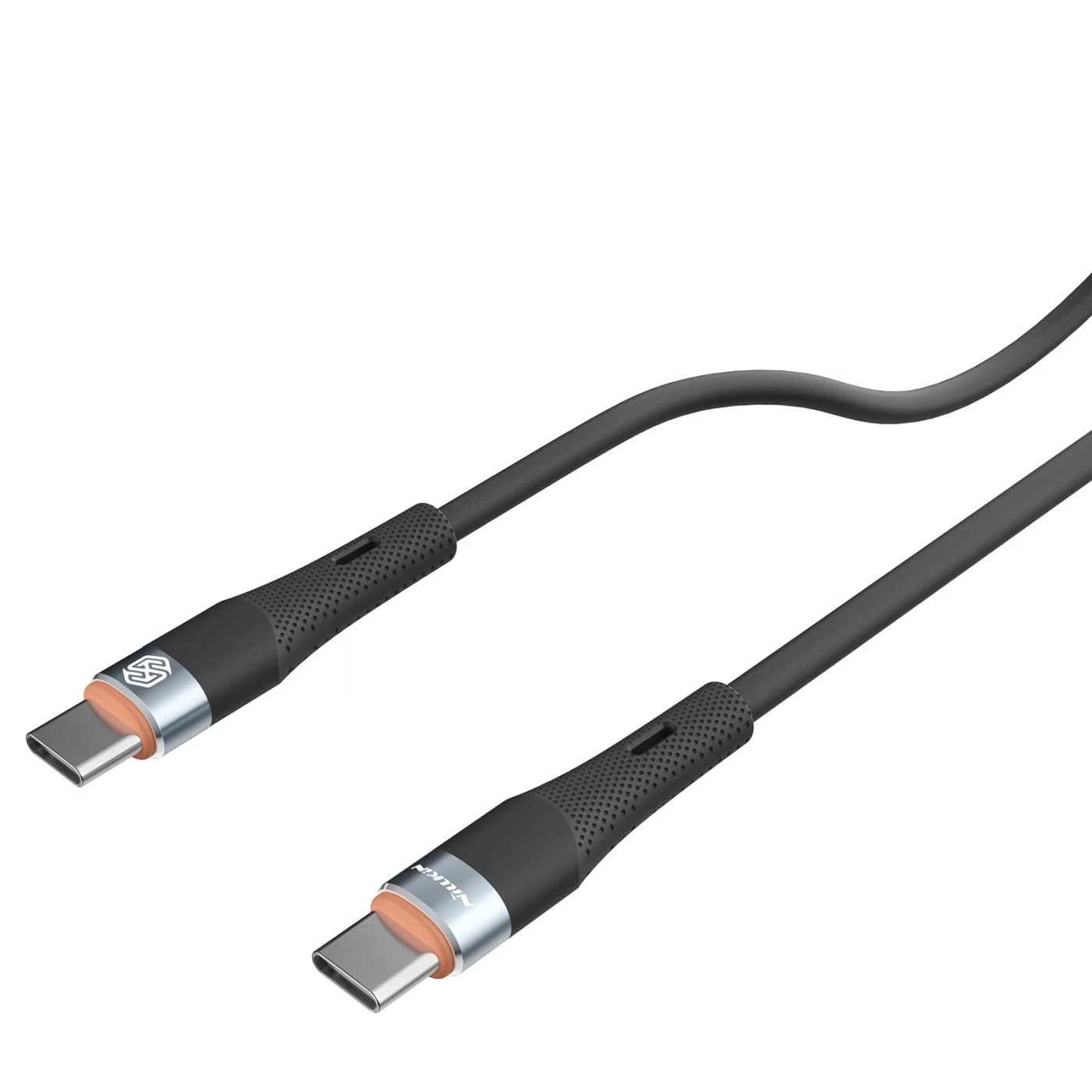 Aксессуары Кабель передачи данных NILLKIN FLOWSPEED LIQUID SILICON CABLE TYPE-C TO PD60W 1.2M черный