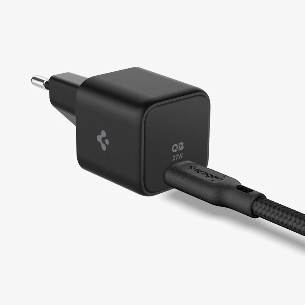 Datu kabeļi SPIGEN PE2103 ARCSTATION NETWORK CHARGER PD27W melns