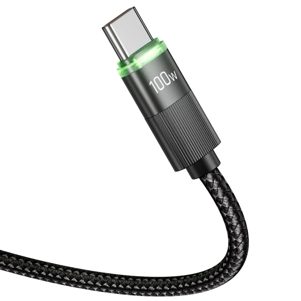 Aксессуары Кабель передачи данных TECH-PROTECT UB20T ULTRABOOST TYPE-C CABLE PD100W/5A 180CM черный