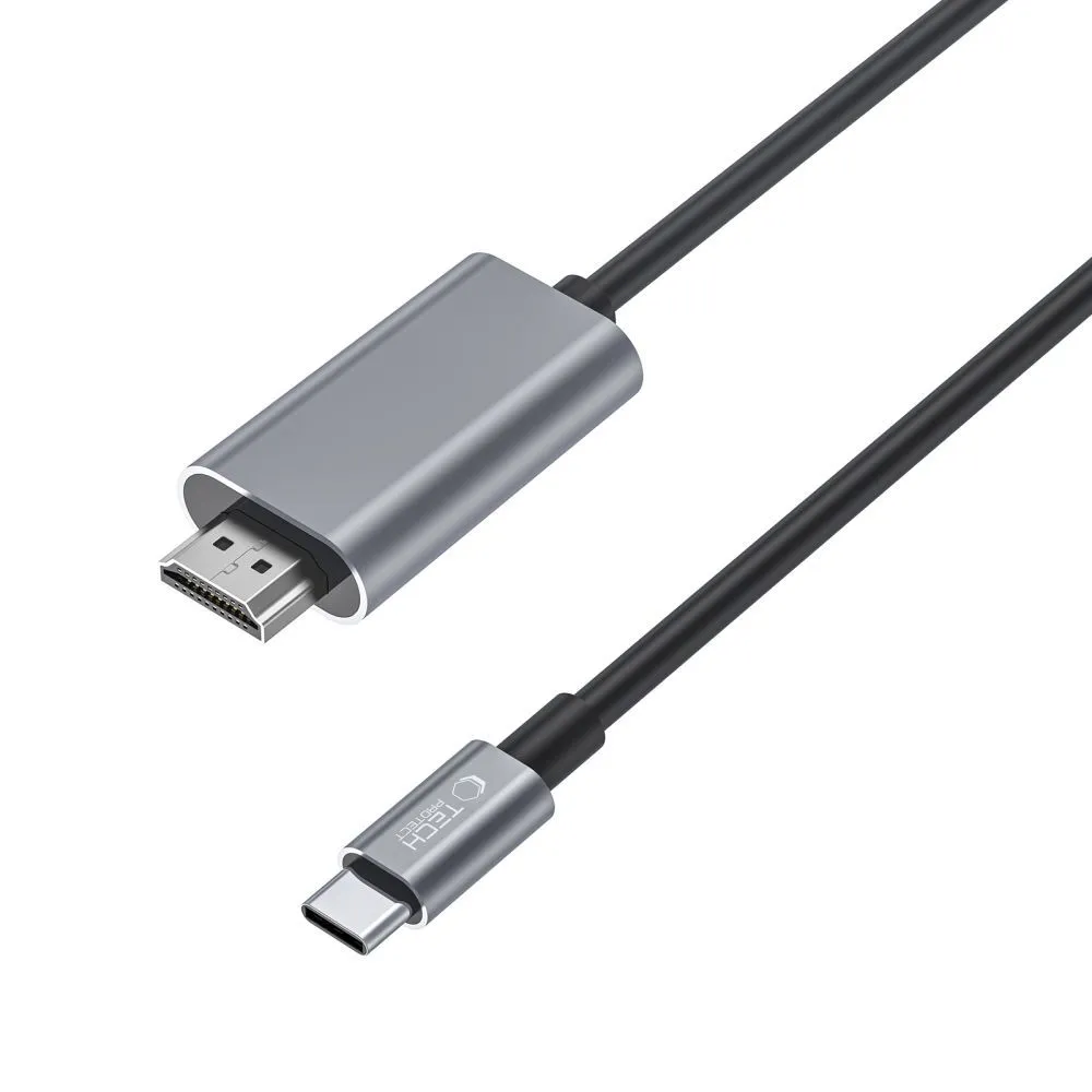 Accessories Data cables TECH-PROTECT ULTRABOOST CABLE TYPE-C TO HDMI 4K 60HZ 200CM black