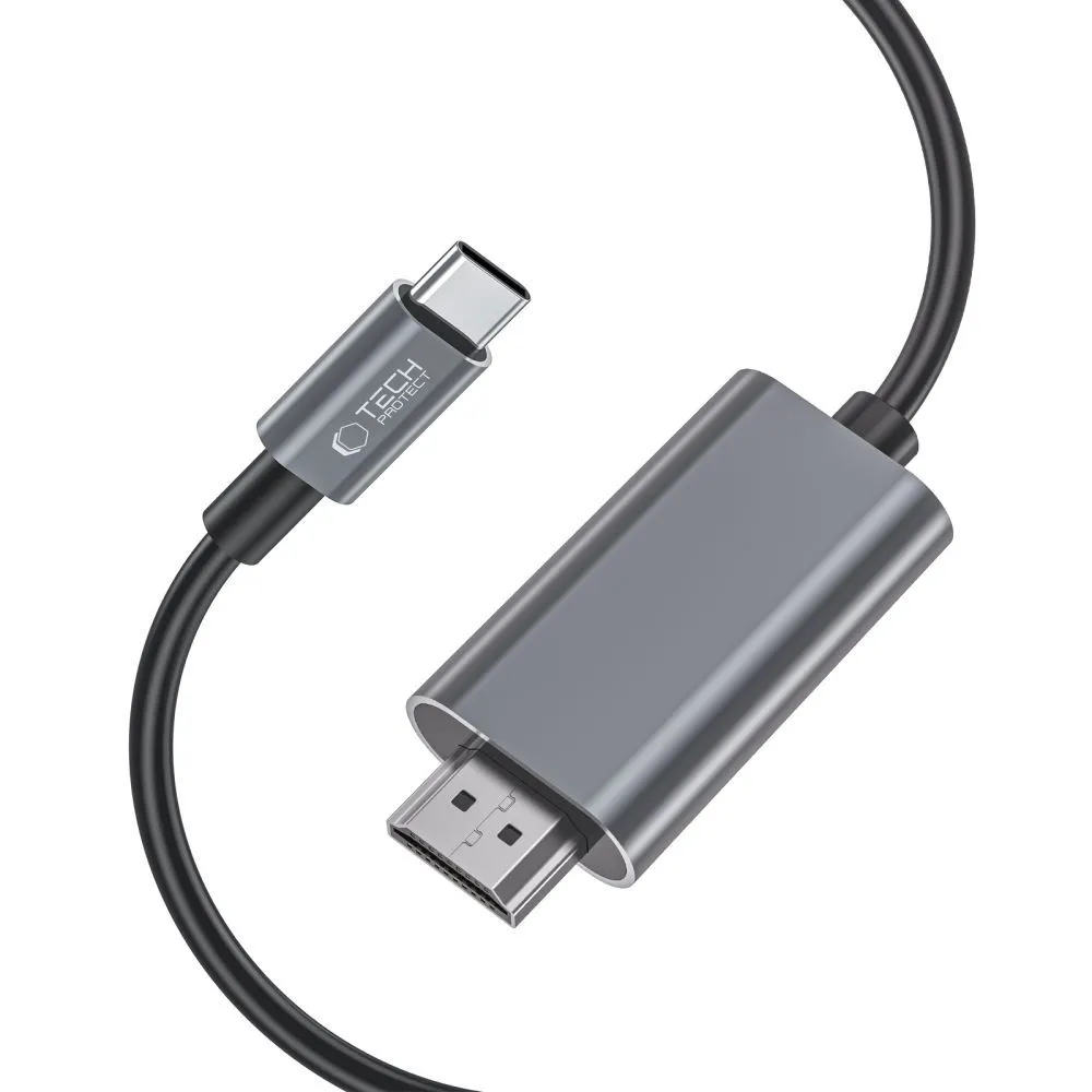 Accessories Data cables TECH-PROTECT ULTRABOOST CABLE TYPE-C TO HDMI 4K 60HZ 200CM black
