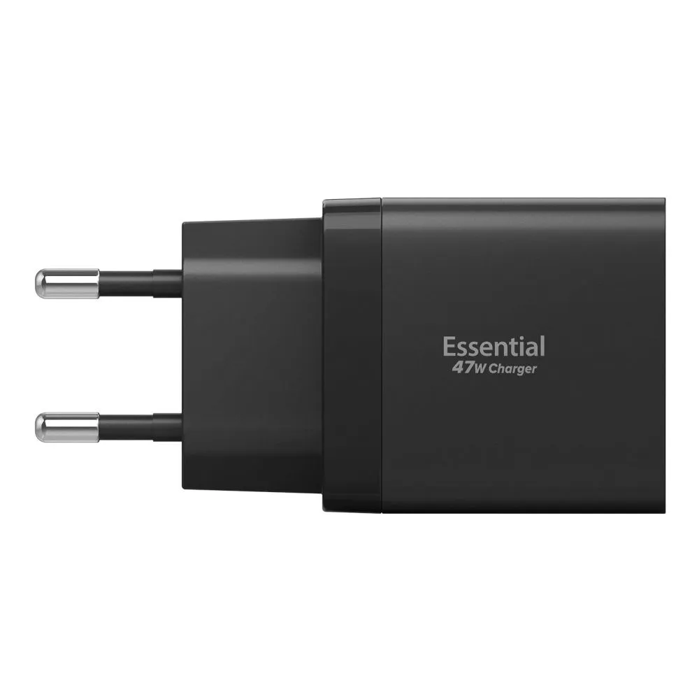 Aксессуары Кабель передачи данных SPIGEN ESSENTIAL EE472EU 2-PORT NETWORK CHARGER 47W  черный