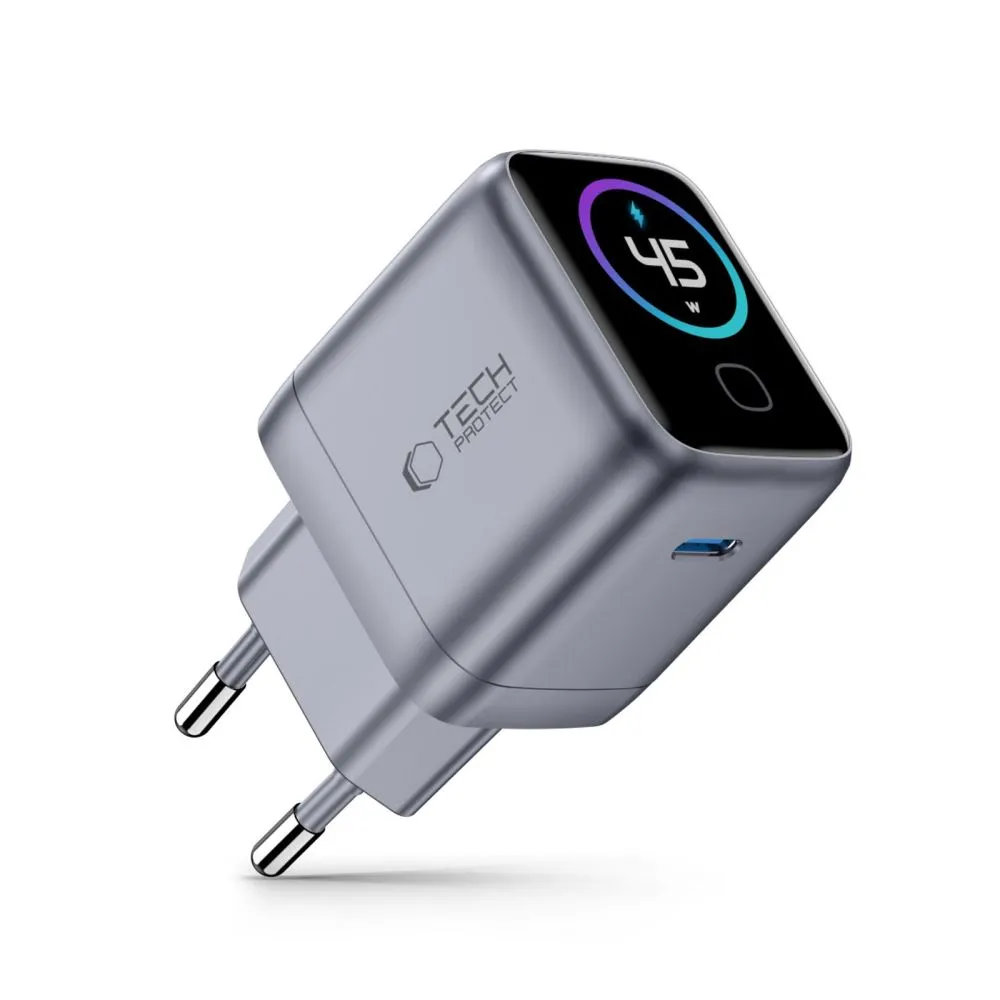 Tarvikud Sünkimis kaabel TECH-PROTECT POWERVISION NC45W-GAN 1-PORT NETWORK CHARGER PD 45W Telefonitarvikud