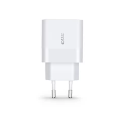 Aксессуары Кабель передачи данных TECH-PROTECT C30W 2-PORT Network Charger PD30W/QC3.0  белый