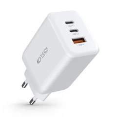 Aксессуары Кабель передачи данных TECH-PROTECT C65W 3-PORT NETWORK CHARGER PD65W/QC3.0  белый