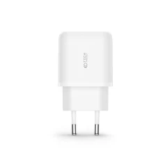 Aксессуары Кабель передачи данных TECH-PROTECT C20W 2-PORT Network Charger PD20W/QC3.0 + Type-C Cable  белый