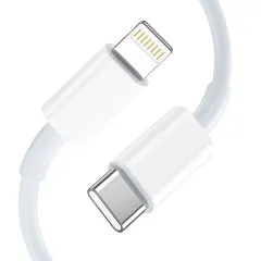 Accessories Data cables TECH-PROTECT NC20W 1-PORT NETWORK CHARGER PD20W + LIGHTNING CABLE  white