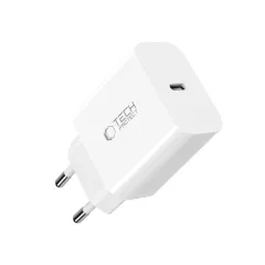Accessories Data cables TECH-PROTECT NC20W 1-PORT NETWORK CHARGER PD20W + LIGHTNING CABLE  white