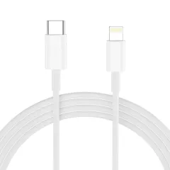 Accessories Data cables TECH-PROTECT NC20W 1-PORT NETWORK CHARGER PD20W + LIGHTNING CABLE  white