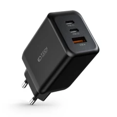 Aксессуары Кабель передачи данных TECH-PROTECT C65W 3-port Network Charger PD65W/Q3.0  черный