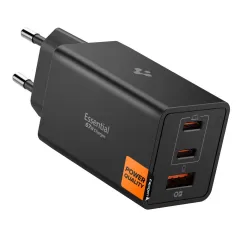 Aксессуары Кабель передачи данных  SPIGEN ESSENTIAL EE673EU 3-PORT NETWORK CHARGER 67W