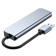 Aксессуары Кабель передачи данных TECH-PROTECT V0-HUB ADAPTER 5IN1  серый