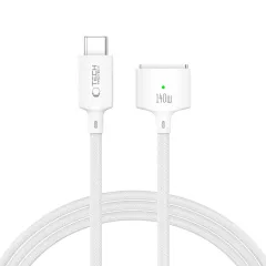 Aксессуары Кабель передачи данных Аксессуары для телефонов TECH-PROTECT MMC01 ULTRABOOST MAGNETIC MACBOOK CABLE TYPE-C TO MAGSAFE 3 140W 200CM