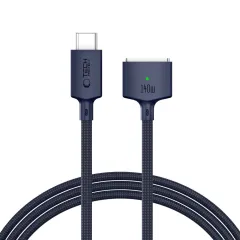 Aксессуары Кабель передачи данных Аксессуары для телефонов TECH-PROTECT MMC01 ULTRABOOST MAGNETIC MACBOOK CABLE TYPE-C TO MAGSAFE 3 140W 200CM