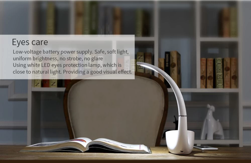 Priedai Bluetooth garsiakalbiai Phantom Ⅱ LED Lamp / Speaker  baltas