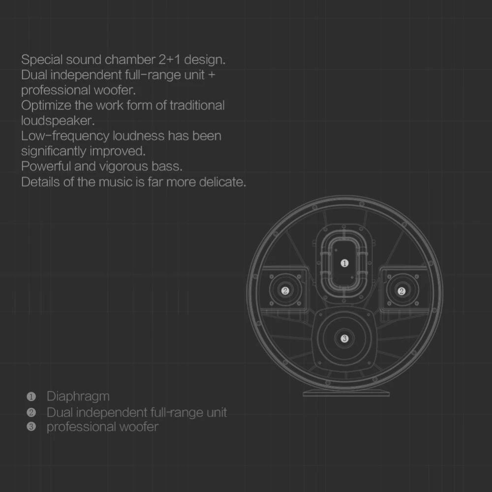 Priedai Bluetooth garsiakalbiai Cozy MC5 skaļrunis  Juoda