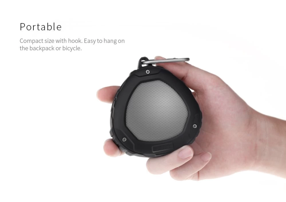 Priedai Bluetooth garsiakalbiai PlayVox Wireless Speaker  Juoda