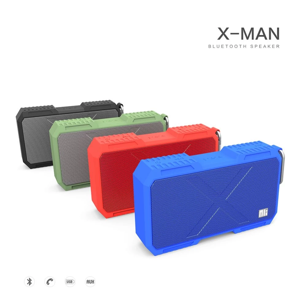 Aксессуары Bluetooth динамики Nillkin X-Man IPX4 Waterproof Speaker  зеленый