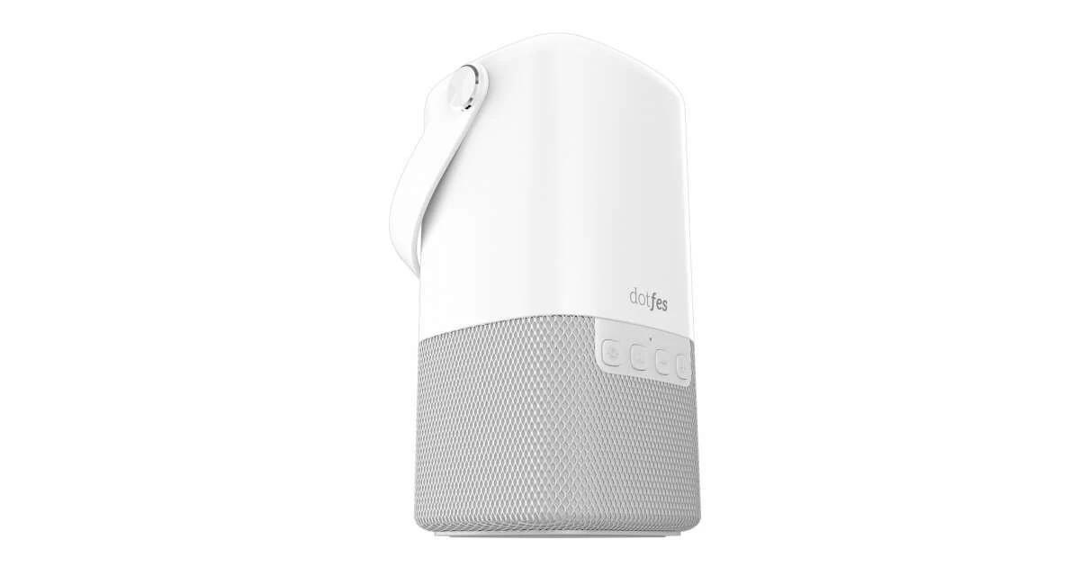 Accessories Bluetooth speakers DOTFES H05 Portable Wireless Speaker with Night Light white