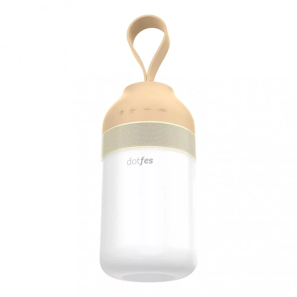 Priedai Bluetooth garsiakalbiai DOTFES H04 Portable Wireless Speaker with Night Light  rudas