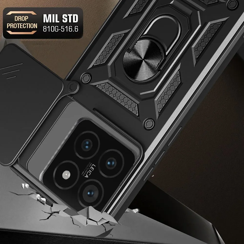 Xiaomi 14 14T/14T Pro case black TECH-PROTECT CAMSHIELD PRO 14T