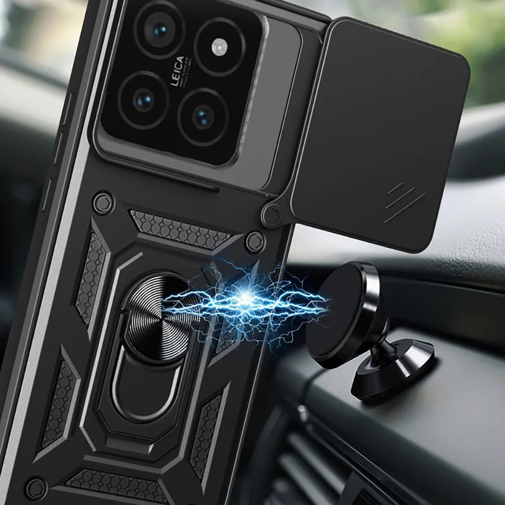 Xiaomi 14 14T/14T Pro case black TECH-PROTECT CAMSHIELD PRO 14T