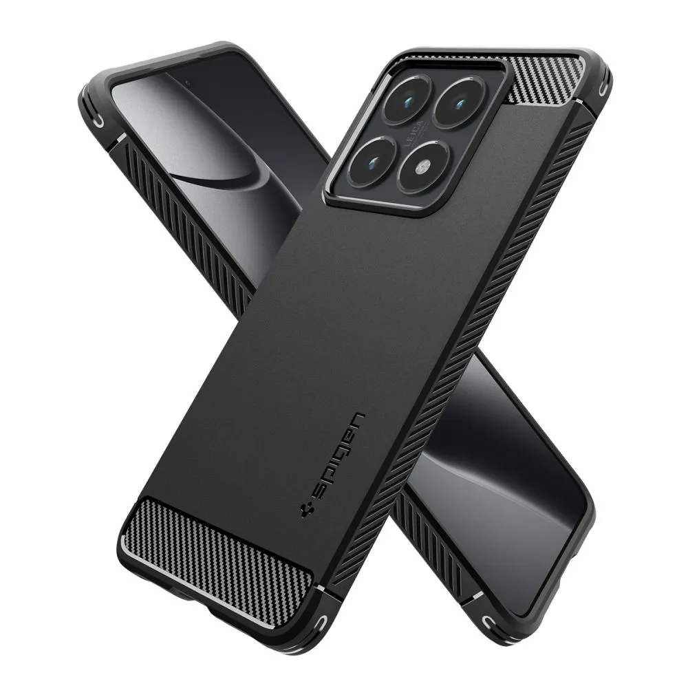 Xiaomi 14 14T/14T Pro skal svart SPIGEN RUGGED ARMOR 14T