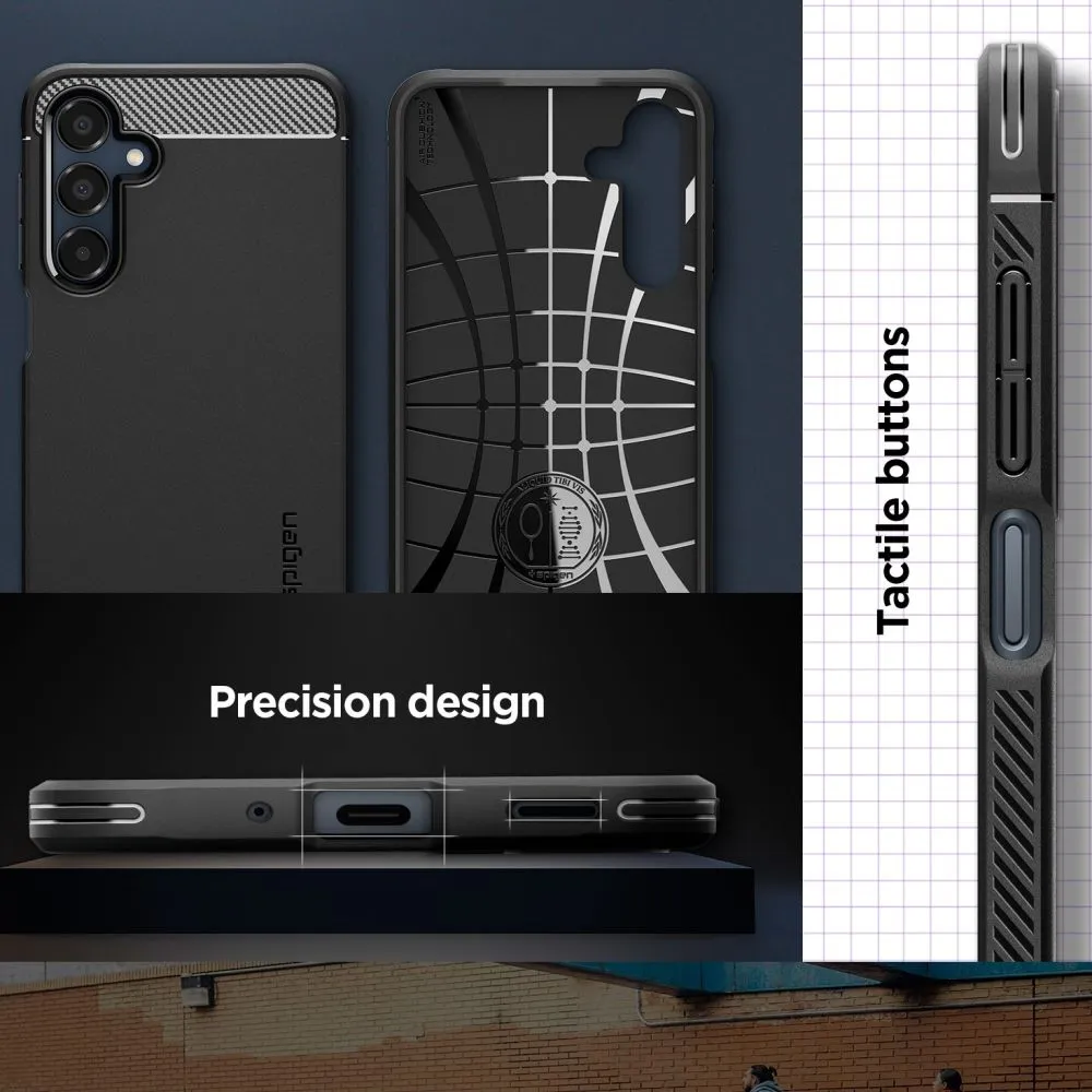 Samsung Galaxy A16 4G/5G dėklas Juoda SPIGEN RUGGED ARMOR