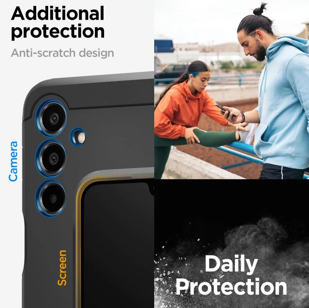 Samsung Galaxy A16 4G/5G ümbris must SPIGEN TOUGH ARMOR